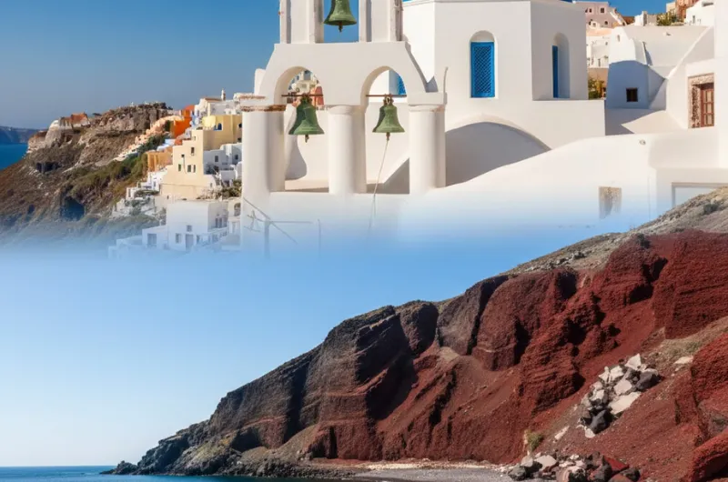 3 Bells, Oia & Red Beach Tour